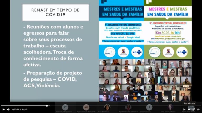 Programa de Pós-Graduação em Saúde da Família da RENASF é apresentado à Câmara de Educação