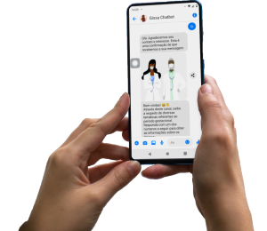 Woman Holding Smartphone Mockup